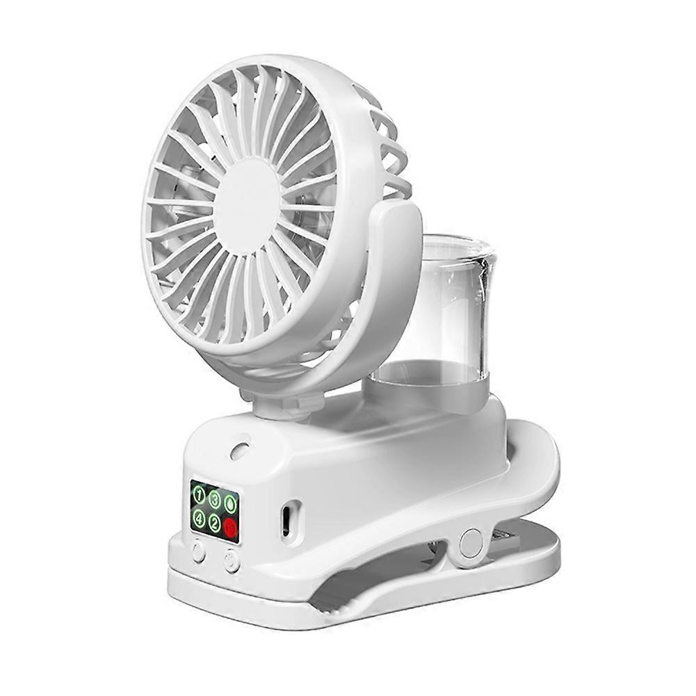 Sprühventilator mit Ladefunktion, Mini-Ventilator mit Standclip,A