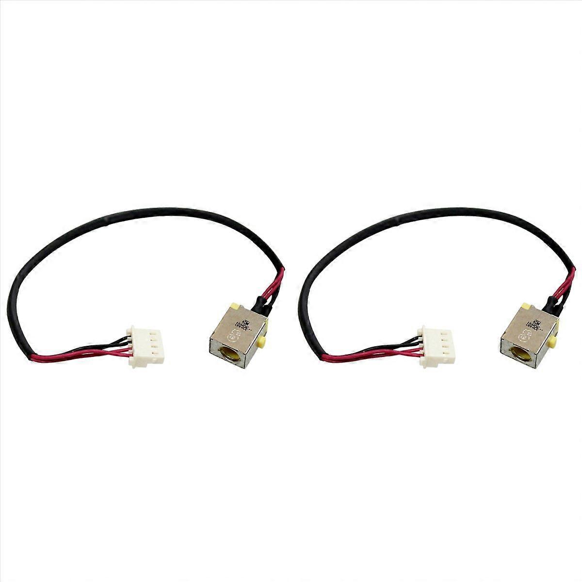 2X Laptop Power Jack Cable Socket for Aspire E5-532 E5-573 V3- F5-573 DD0ZAAAD000 DC Power Port Jack