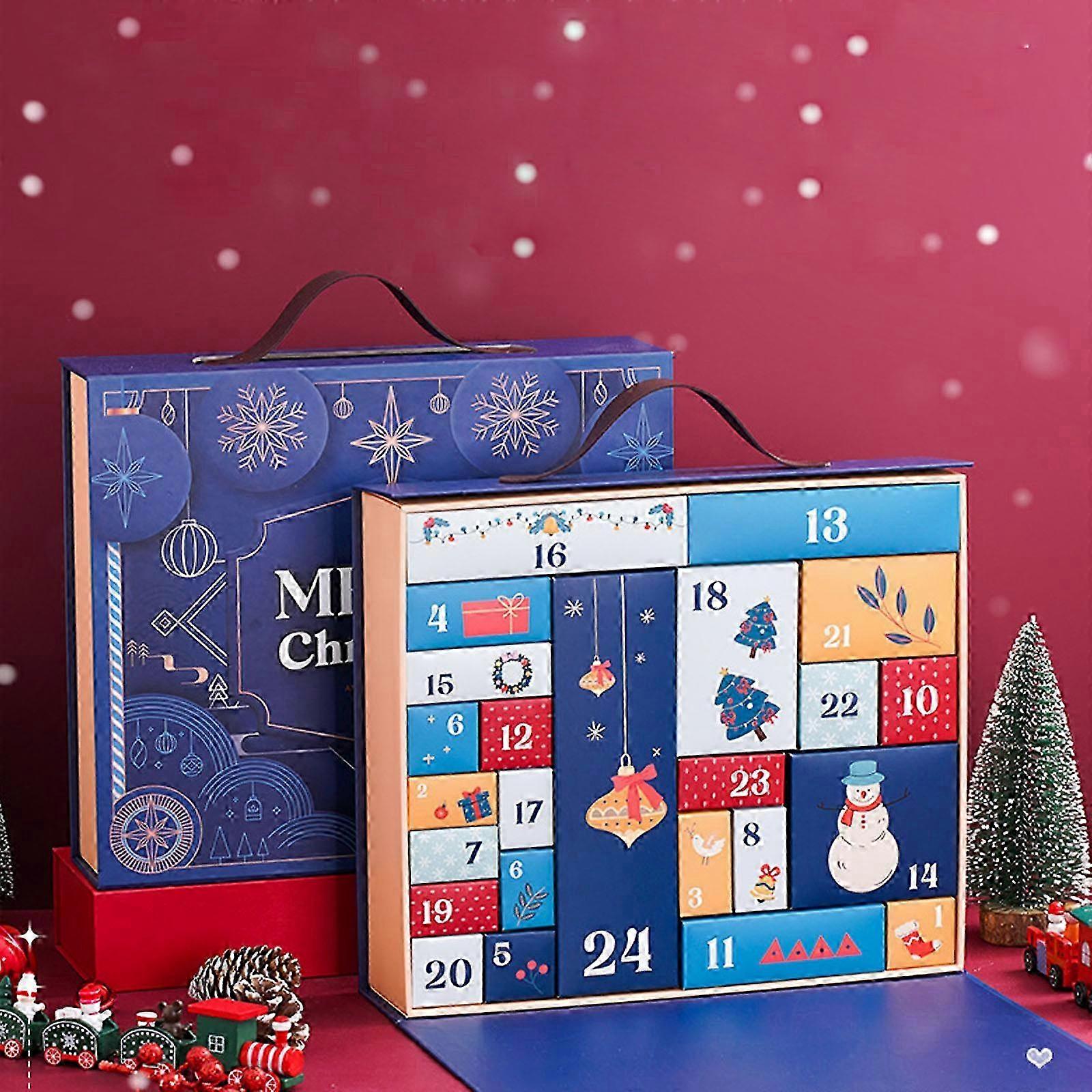 Festive Advent Calendar for Family - 24PCS Christmas Countdown Set