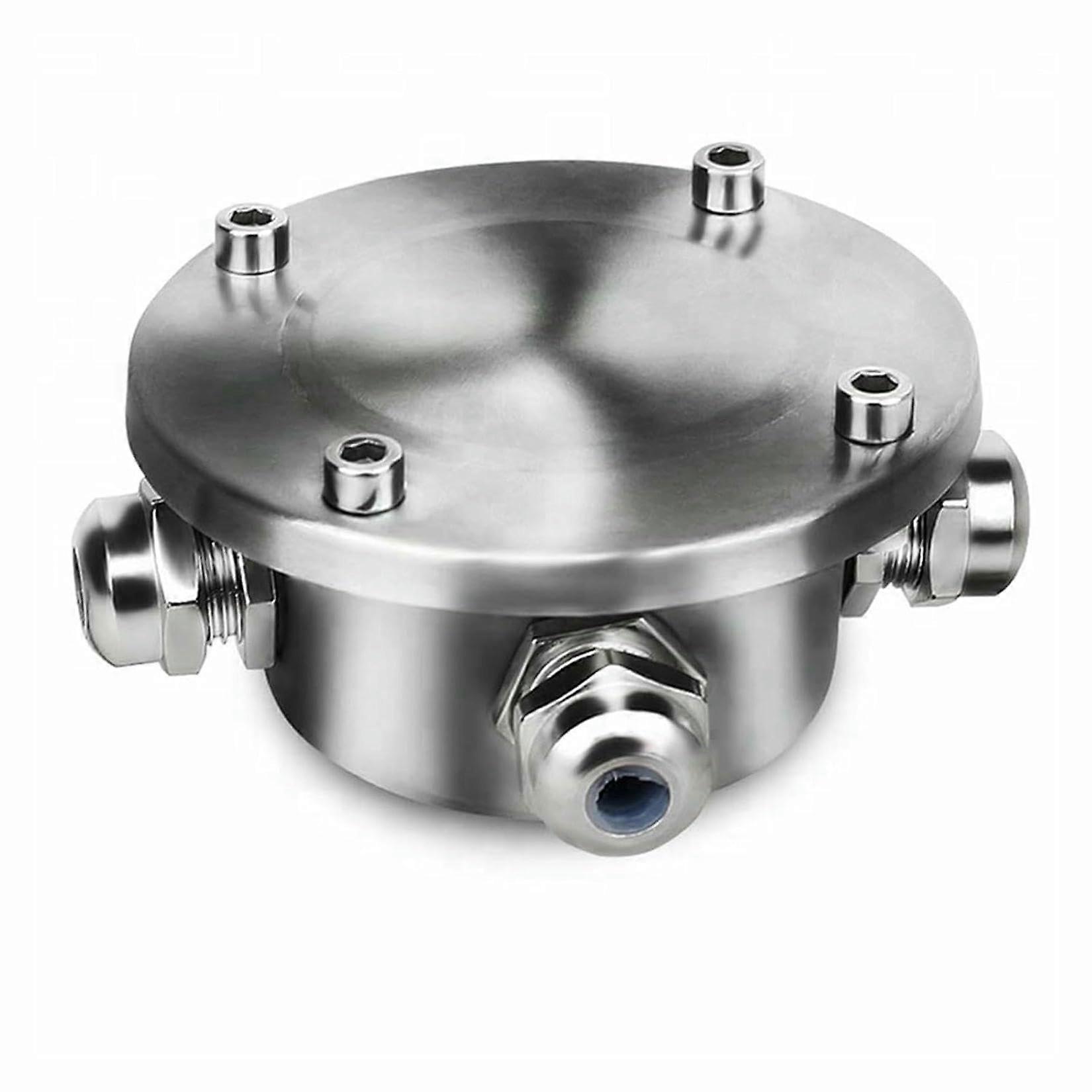 Underwater Waterproof Junction Box IP68 304 Stainless Steel for Pool and Fountain Lights (1 in 6 Out 1 in 4 Out)