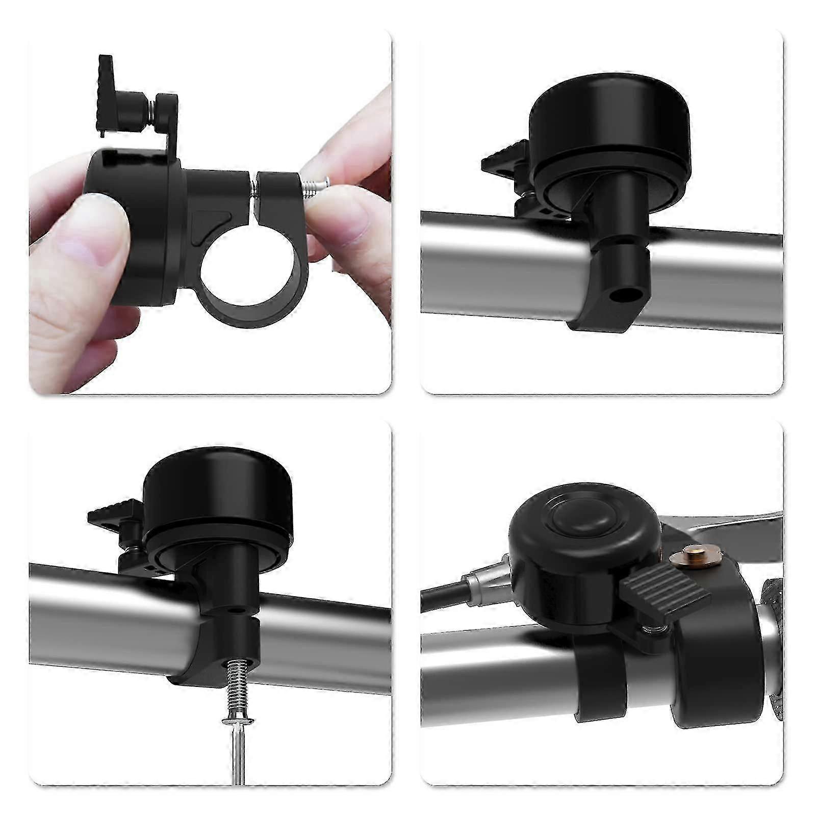 Loud 120dB Bicycle Bell Set for Safe Cycling on UK Roads for All Ages