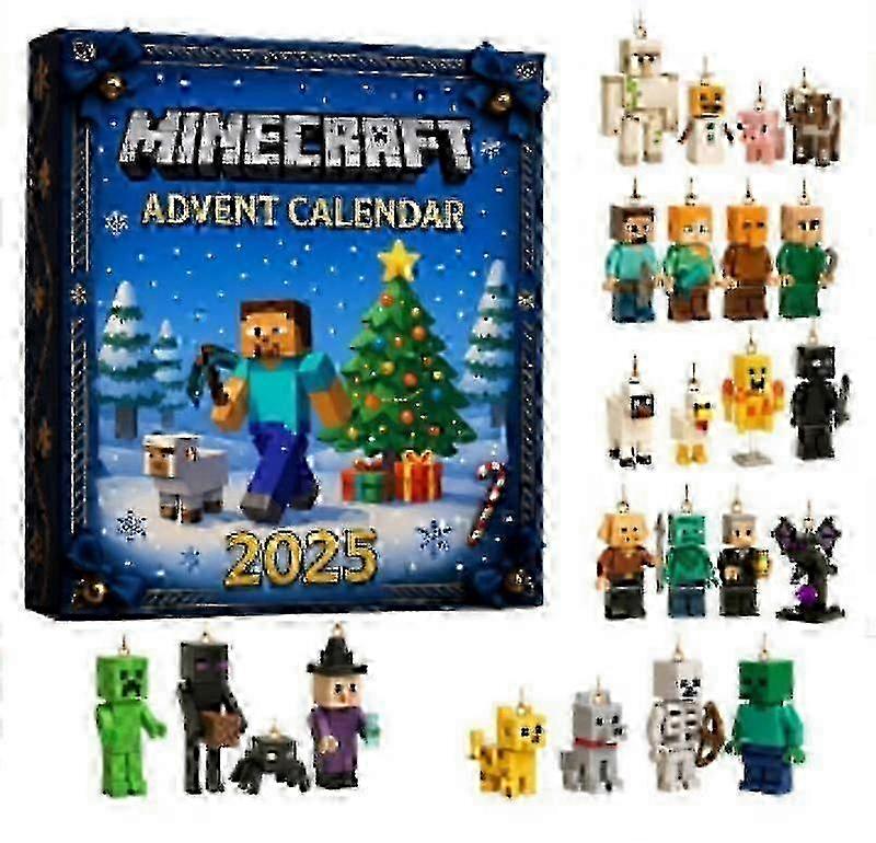 Minecraft adventný kalendár slepá krabička vianočný darček