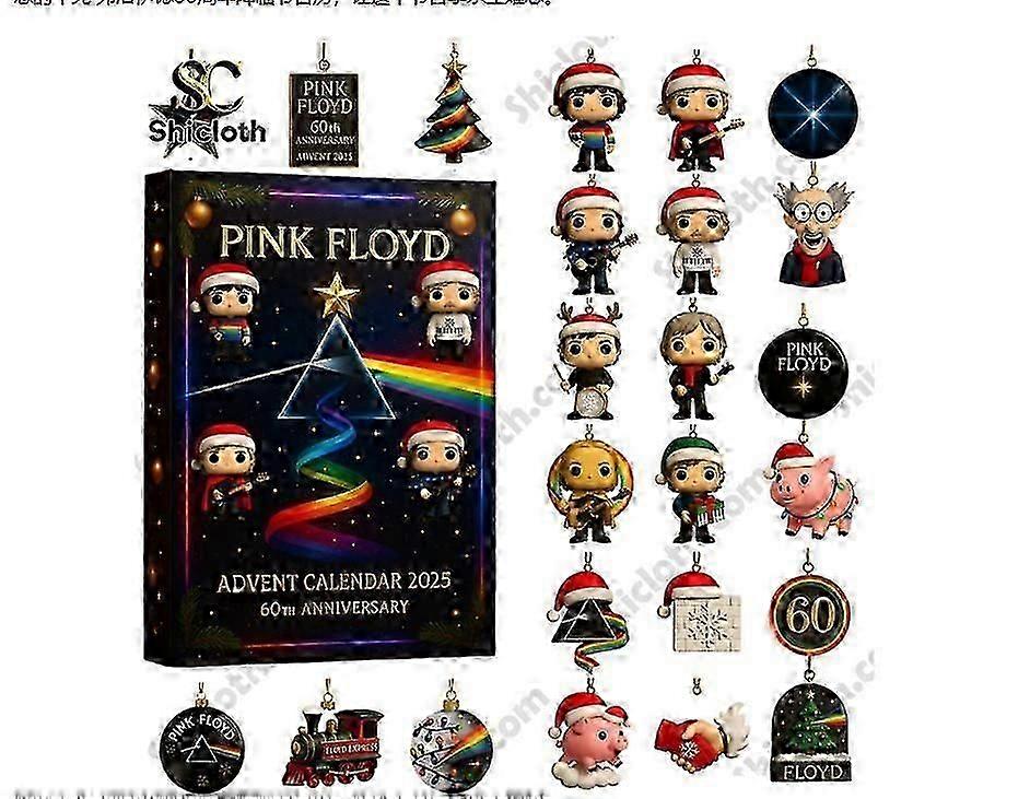 Pink Floyd 60th Anniversary Countdown Blind Box Christmas Decoration