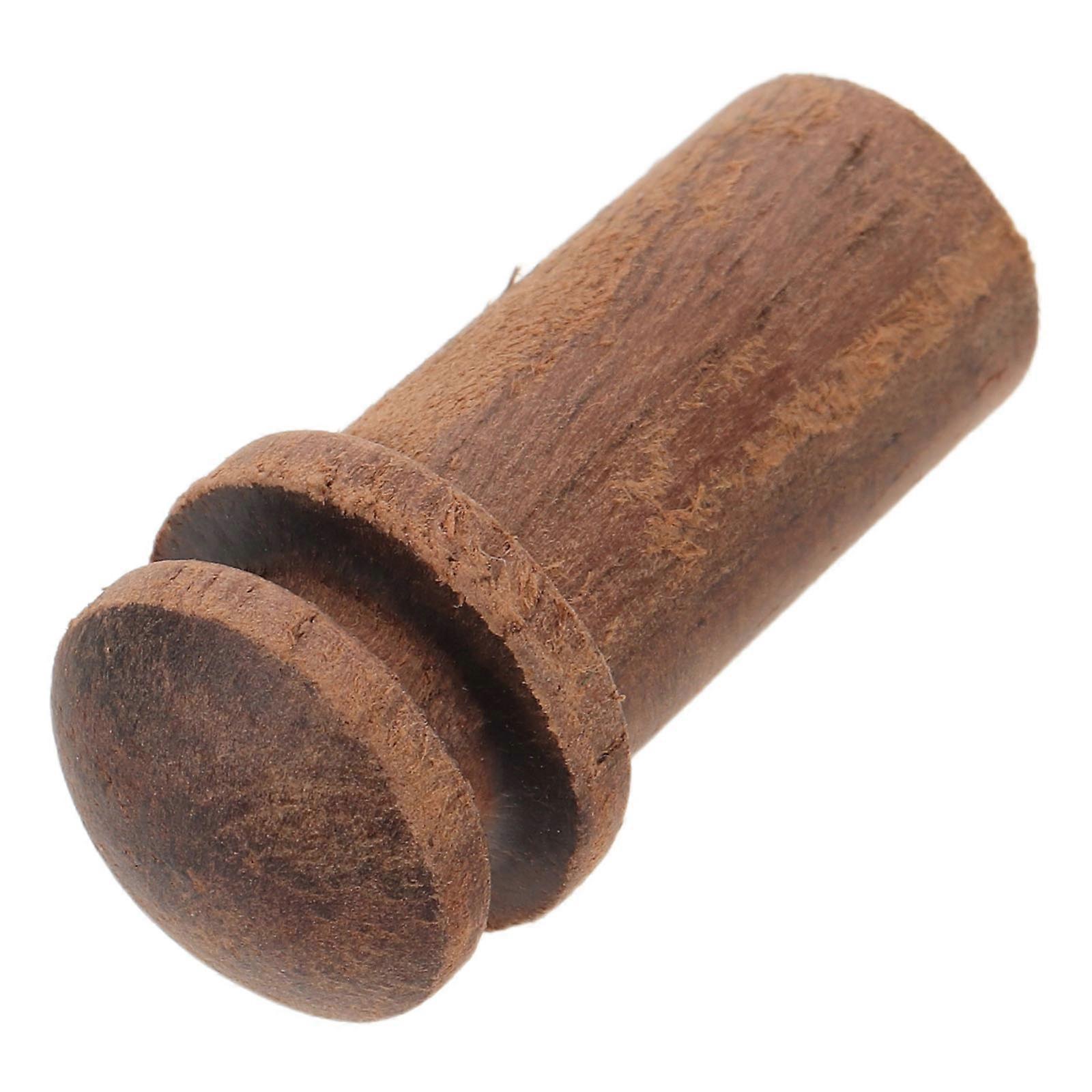 Electric Guitar Strap Lock Button with Wood End Pin for Secure Attachment