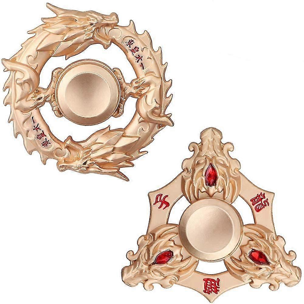 Fidget Spinners Golden Dragon Metal Gold