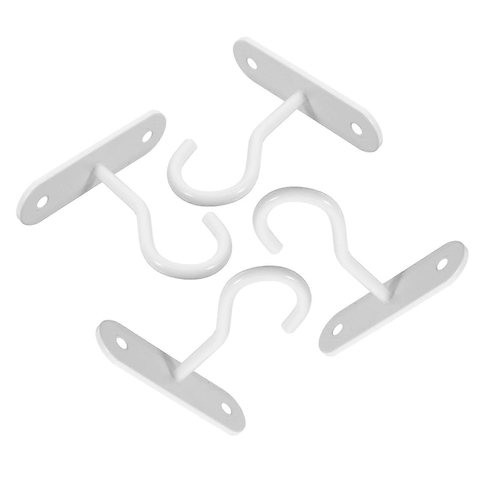 Raindrops 4pcs Ceiling Planter Hooks Wall Mount Plant Hooks Multi Function Plant Ceiling Hooks