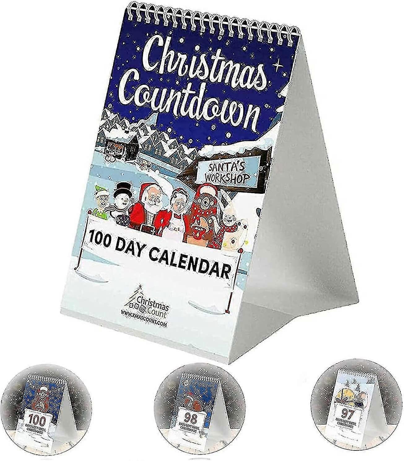 Christmas Advent Calendar for Wall - Holiday Countdown Display