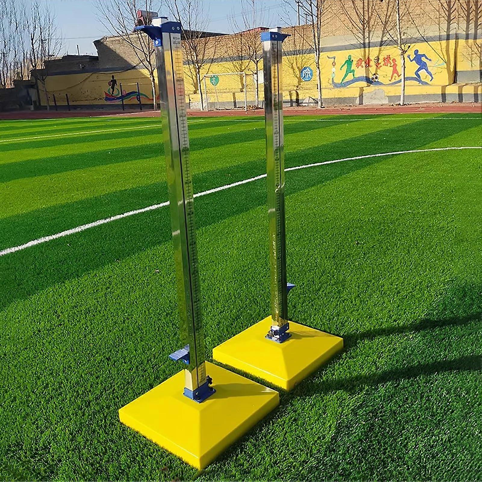 Stainless Steel  Jump Standards with ABS Base for School Track and Field Training
