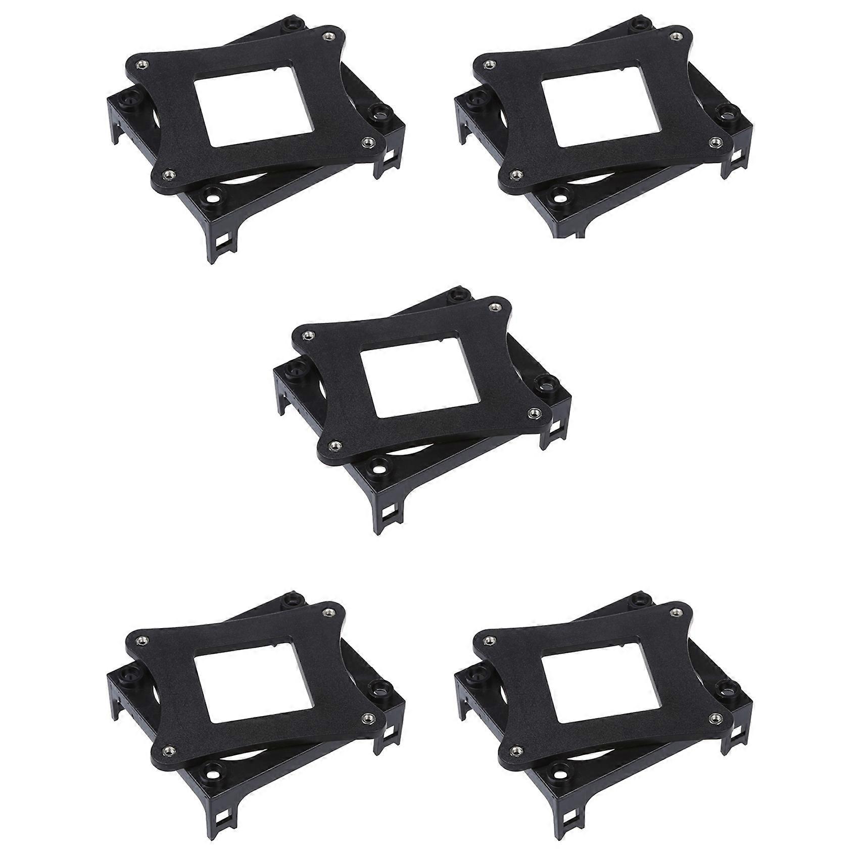 5X Black Plastic CPU Fan Mounting Bracket Base for Socket 478