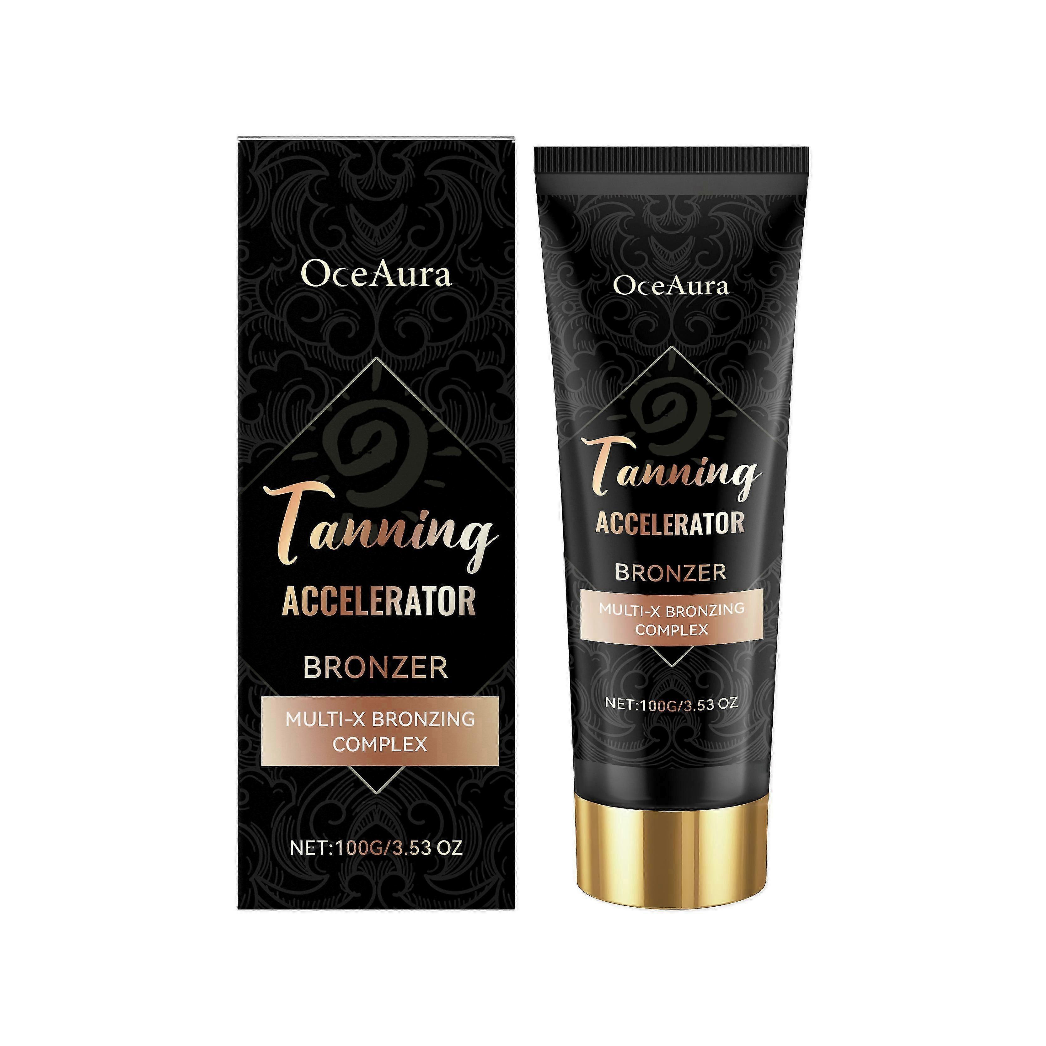 Black Skin Tanning Cream  Moisturizing, Glossy Finish, Even Complexion, 100g