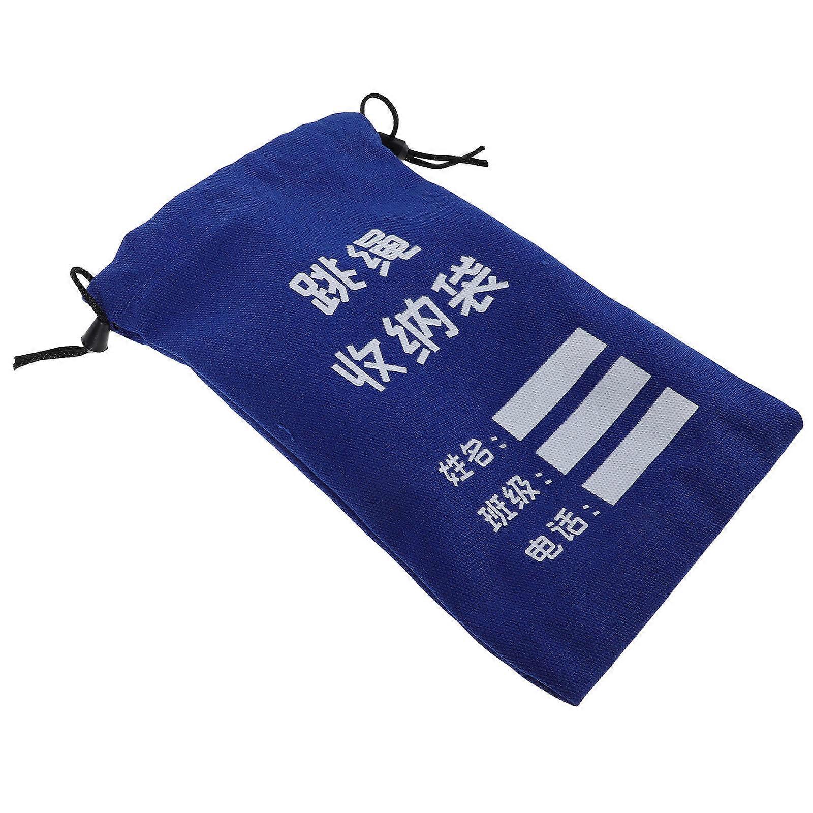 Jump Rope Storage Bag Thick Canvas for Storage Drawstring Pouch