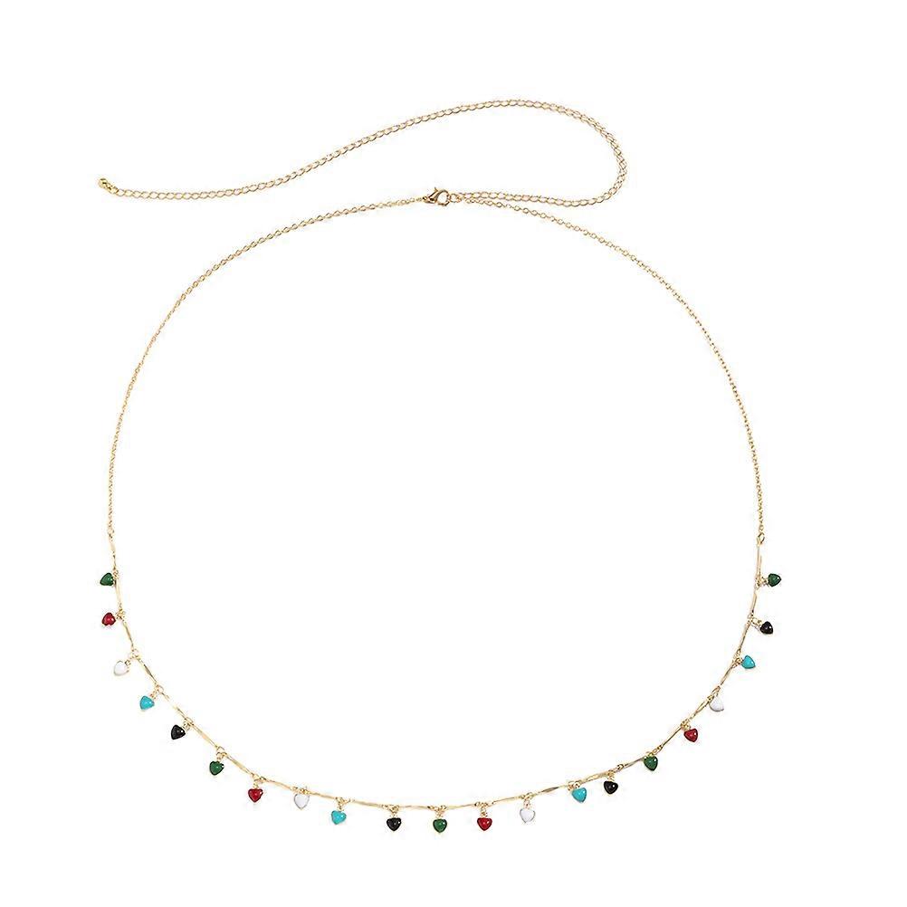 Beach Waist Chain for Decor 3Pcs Golden Bikini Chain