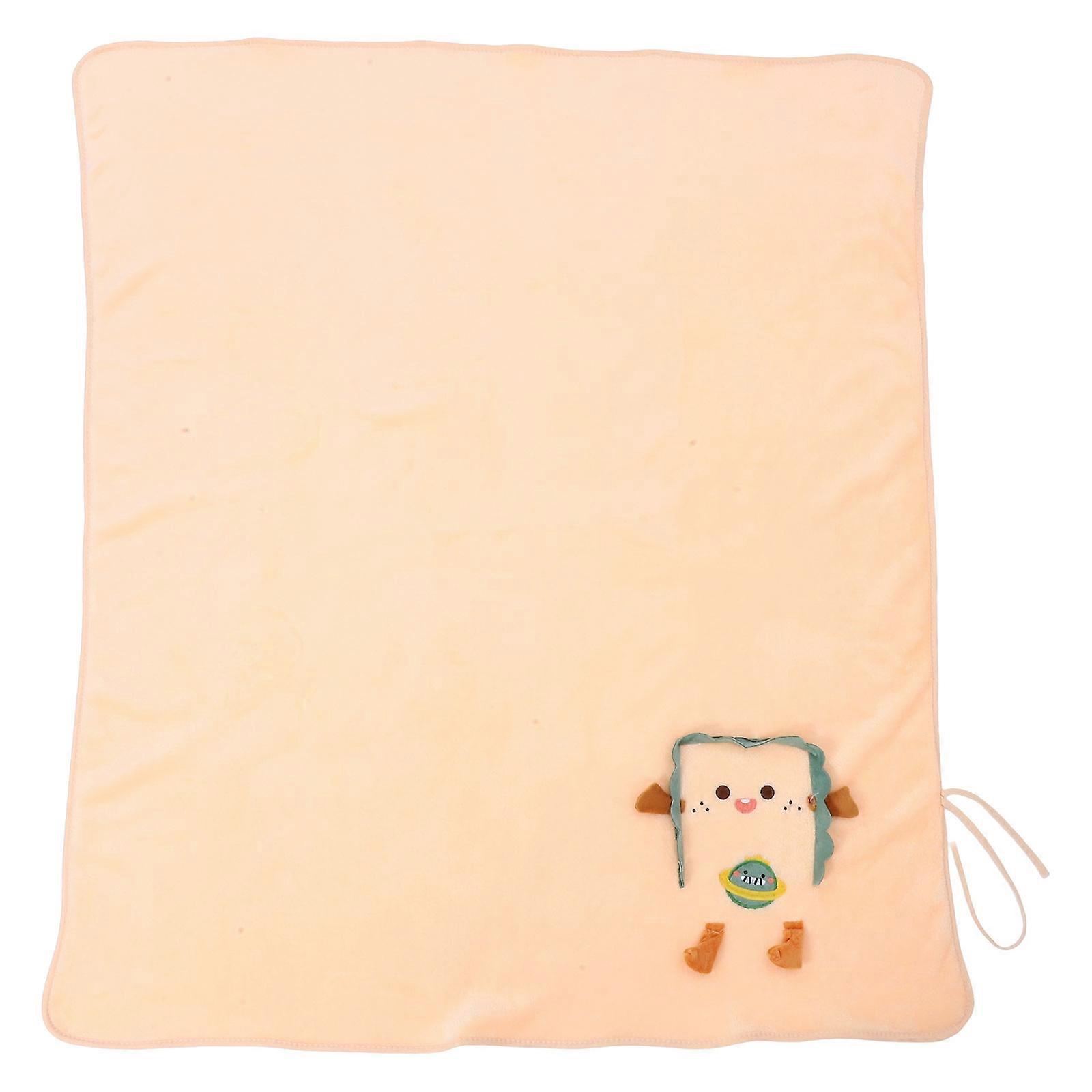 Comfortable Cartoon Blanket Sofa Nap Blanket for Daily Use 2Pcs