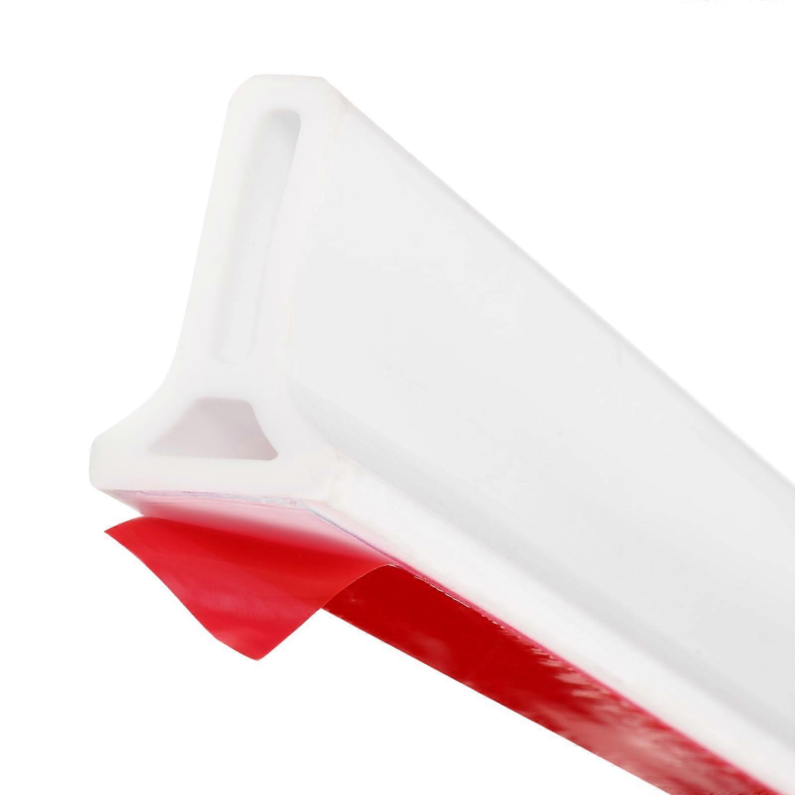 43' Shower Water Stopper Collapsible Threshold SelfAdhesive Silicone Splash Guard for Bathroom