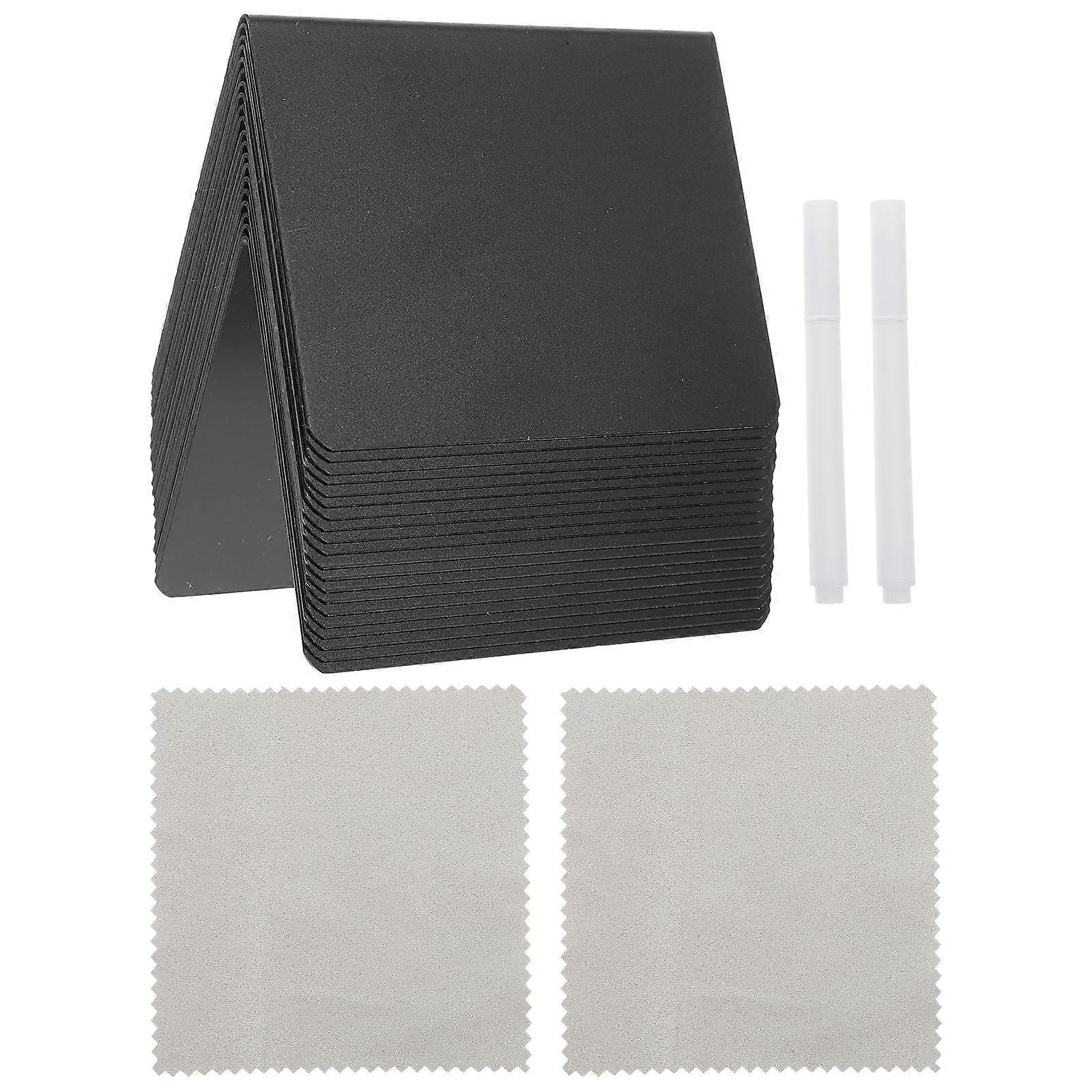 Chalkboard Small Sign Set for Birthday Parties, Home Users, Business Owners, Plastic with Erasable Function 1 Set