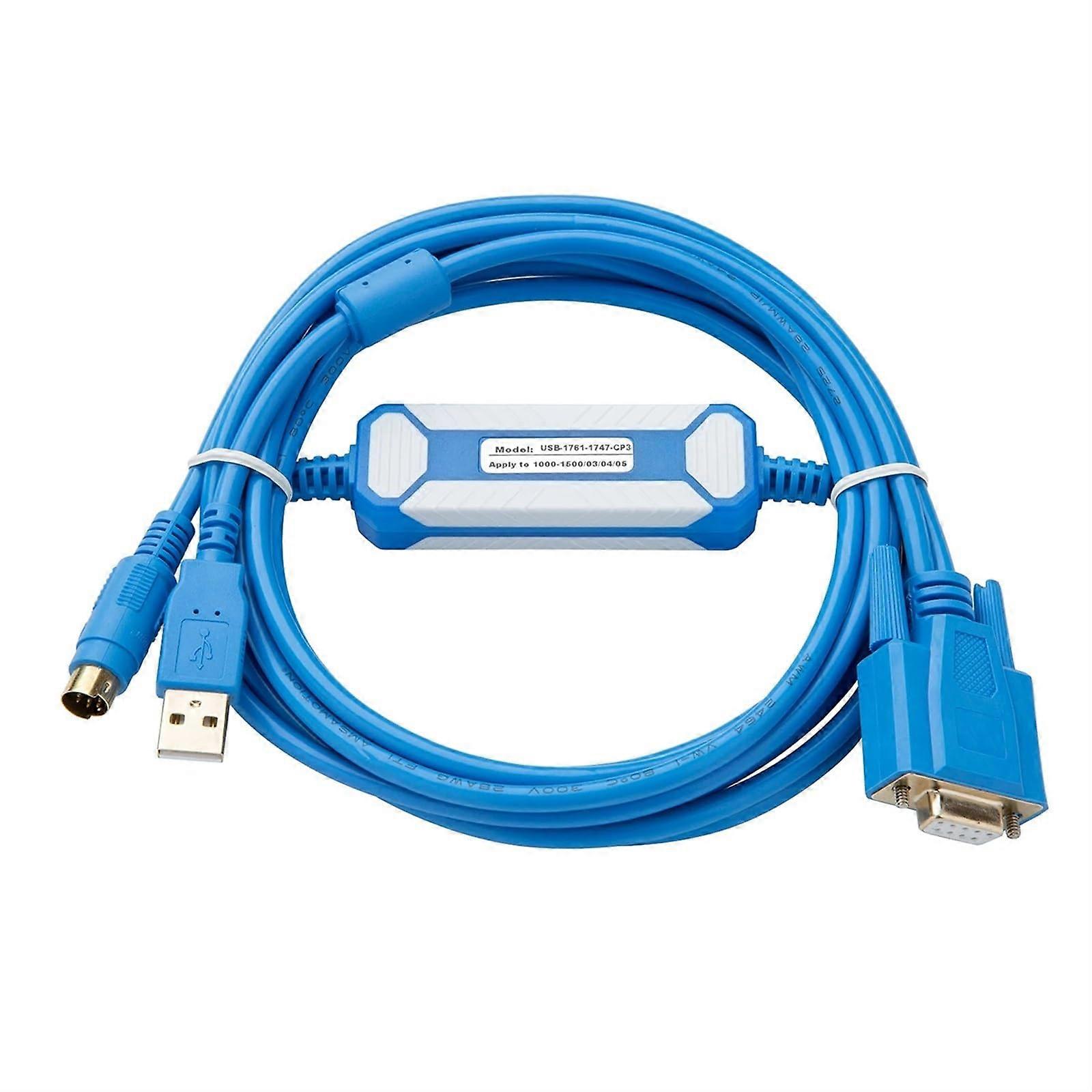 Programming Cable USB to RS232 for Allen Bradley USB17611747CP3 SLC 5/03 5/04 5/05 MicroLogix 1000 1200 1500 Fast Stable Connection
