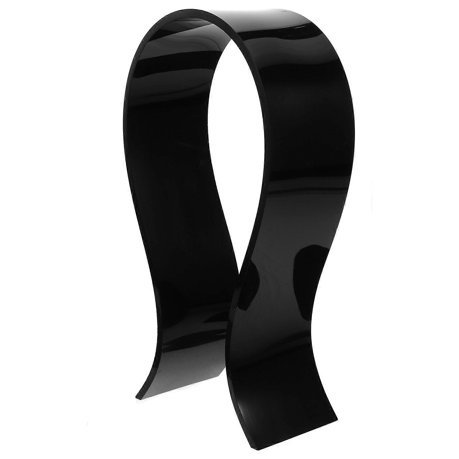 Black Headset Holder for Desk Ensuring Organized Headphone Stand