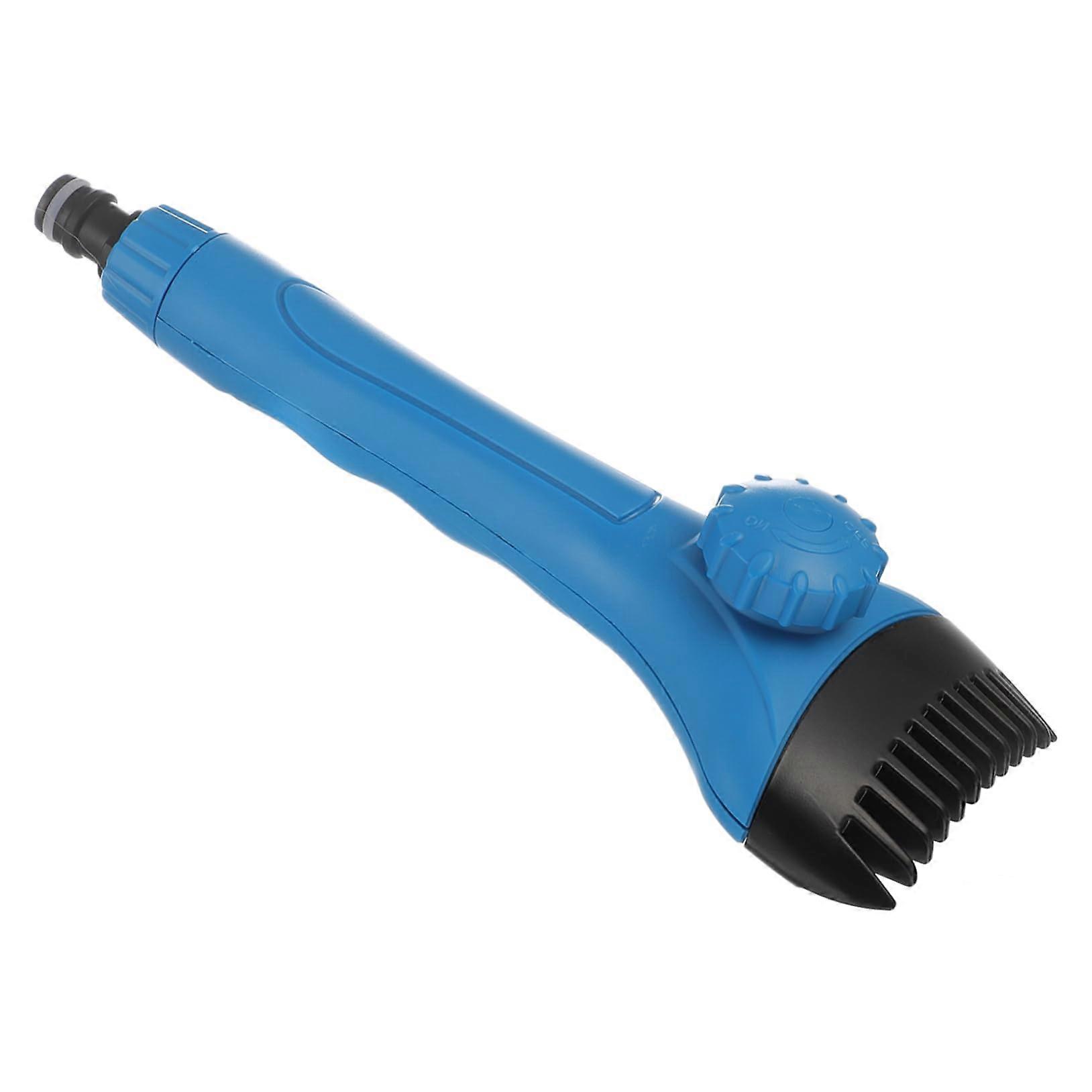 Handheld Pool Filter Cleaning Brush with Adjustable Head for Deep Spa Filter Cleaning and Hose Connection