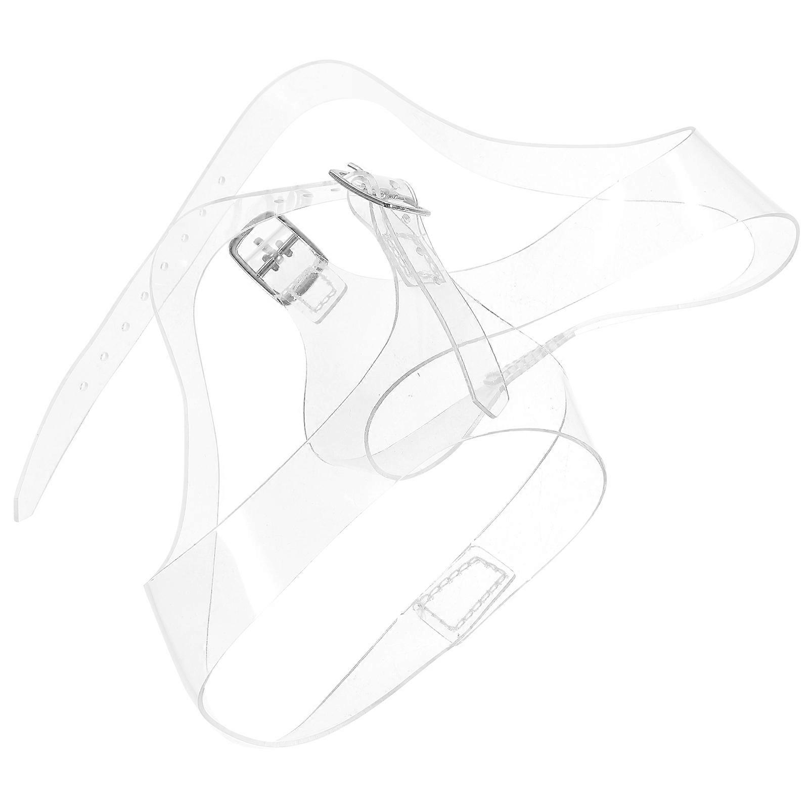 Detachable Shoe Strap Replacement Prevent Dropping Tpu Material Triangular Shape Shoelace For High Heels 1Pair