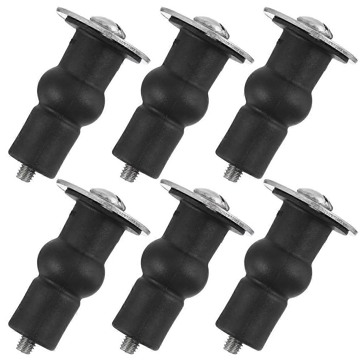 Toilet Seat Fixing Screws Practical Professional Maintenance Workers 6Pcs