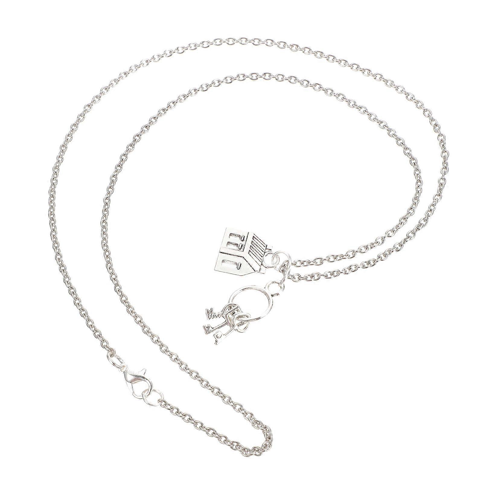 2Pcs Pendant Necklace Sweater Chains for Gift Giving