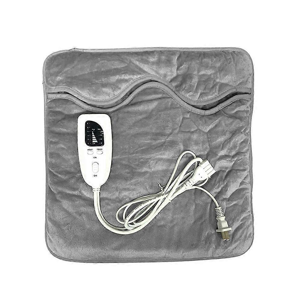 Electric Heated Foot Warmer with Adjustable Temperature & Timer, Machine Washable Fast Heating