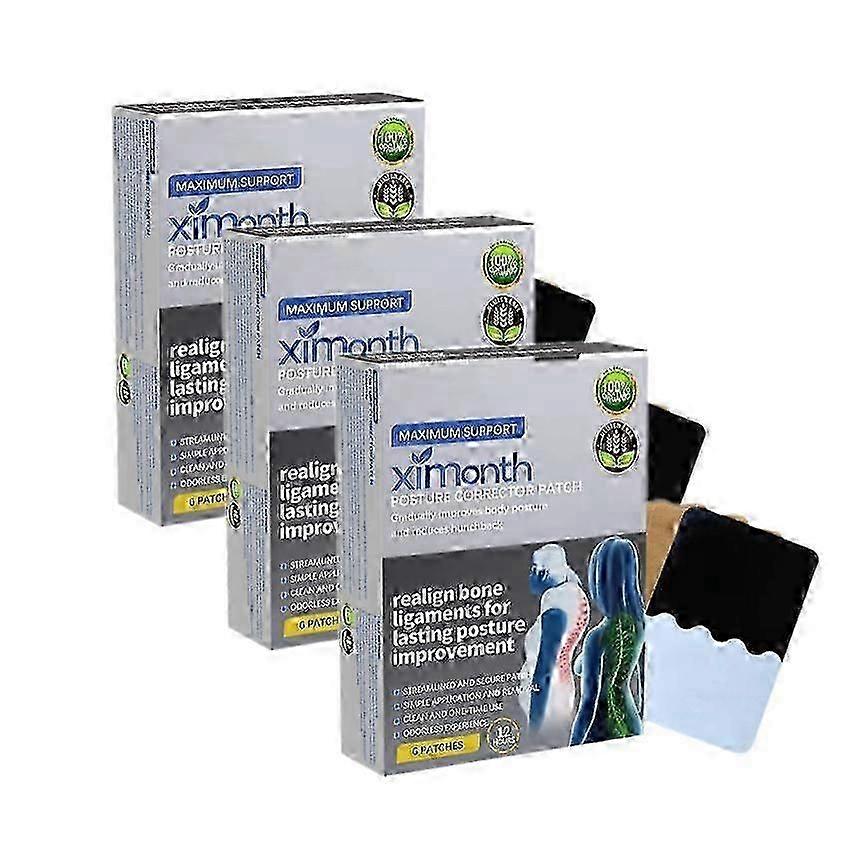 1-5x Postural Correction Patch, Shoulder Lumbar Spine Back Posture Correction Back Anti-Hunchback Body Care Patch