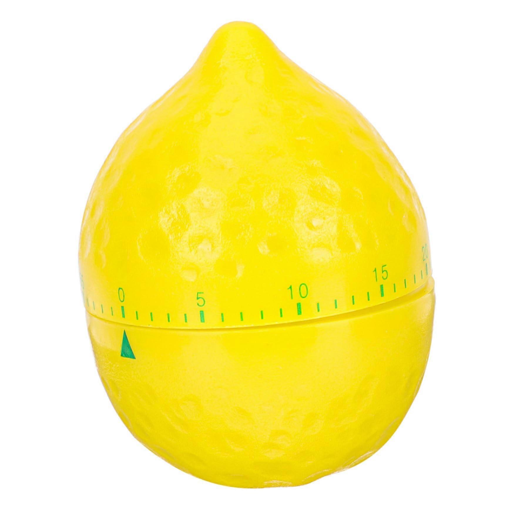 Cute Lemon Kitchen Timer with Precise Countdown Control for Baking and Home Cooking Decor