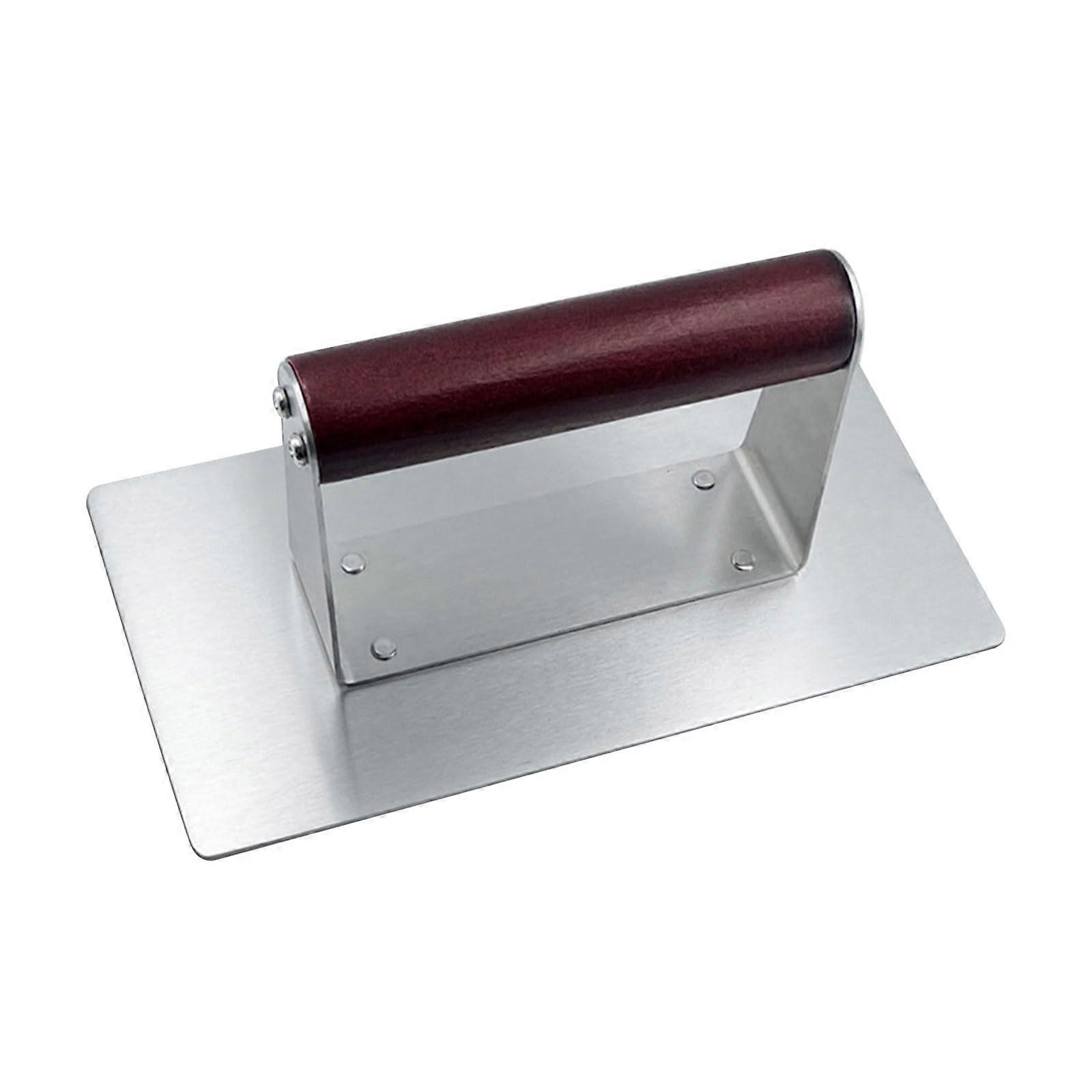 Stainless Steel Burger Press with Even Thickness Control Rust Resistant Easy Clean for Grilling