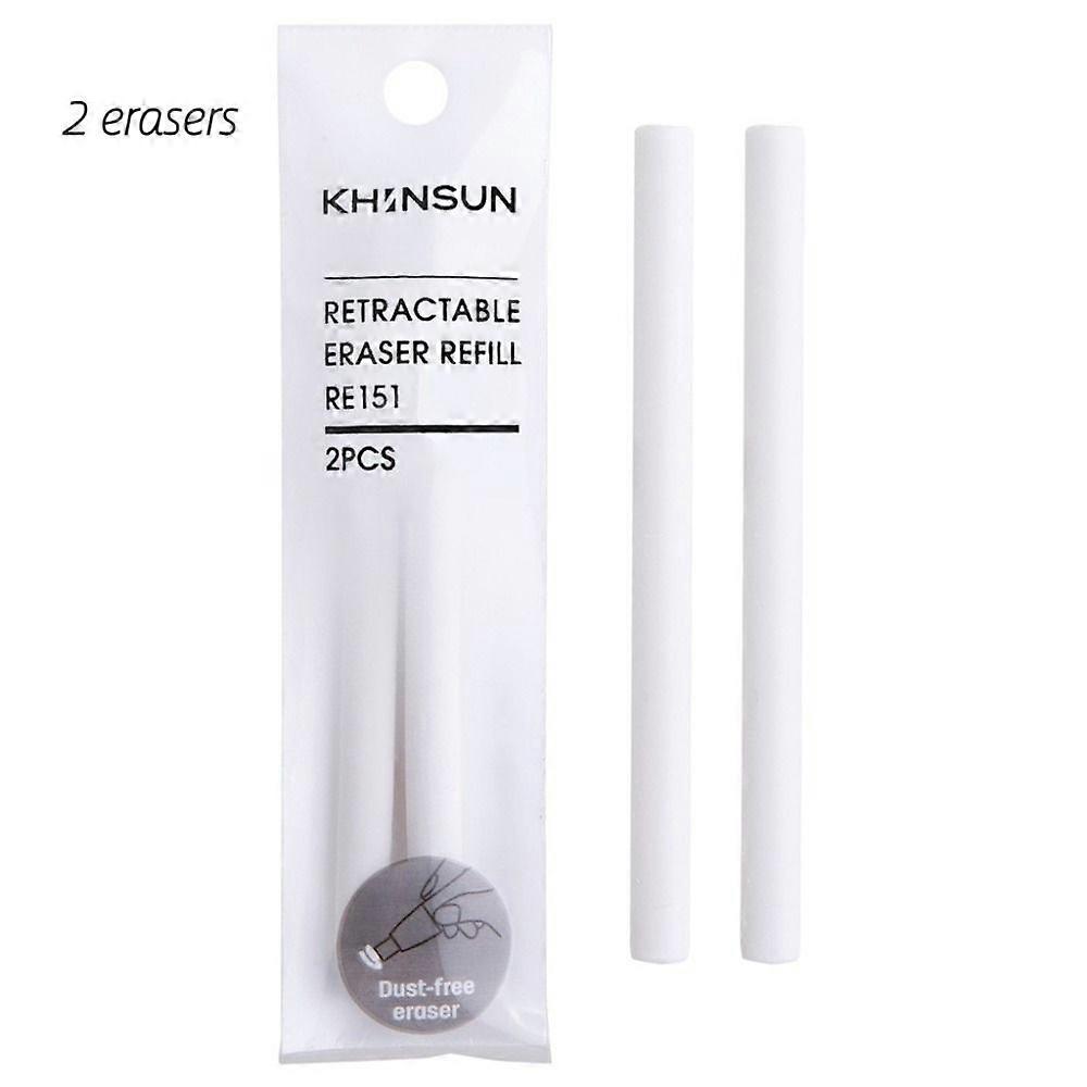 Creative Replaceable Core Pencil Erasers Press Type Retractable Pencil Wiping Tool Retractable Eraser Stationery