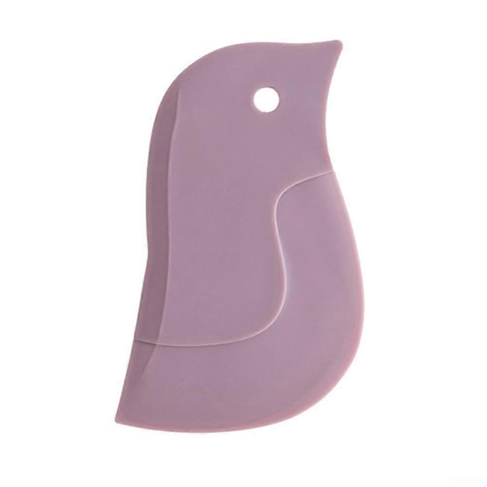 Multifunction Oil Scraper Kitchen Cleaning Tool with Cartoon Design for Grease Removal Pink