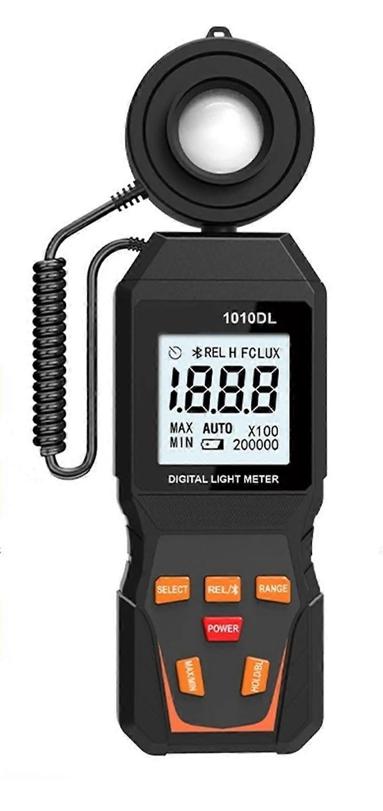 Digital Light Meter 1010D 200000 Lux Precision LCD Display Lux Meter for Photography