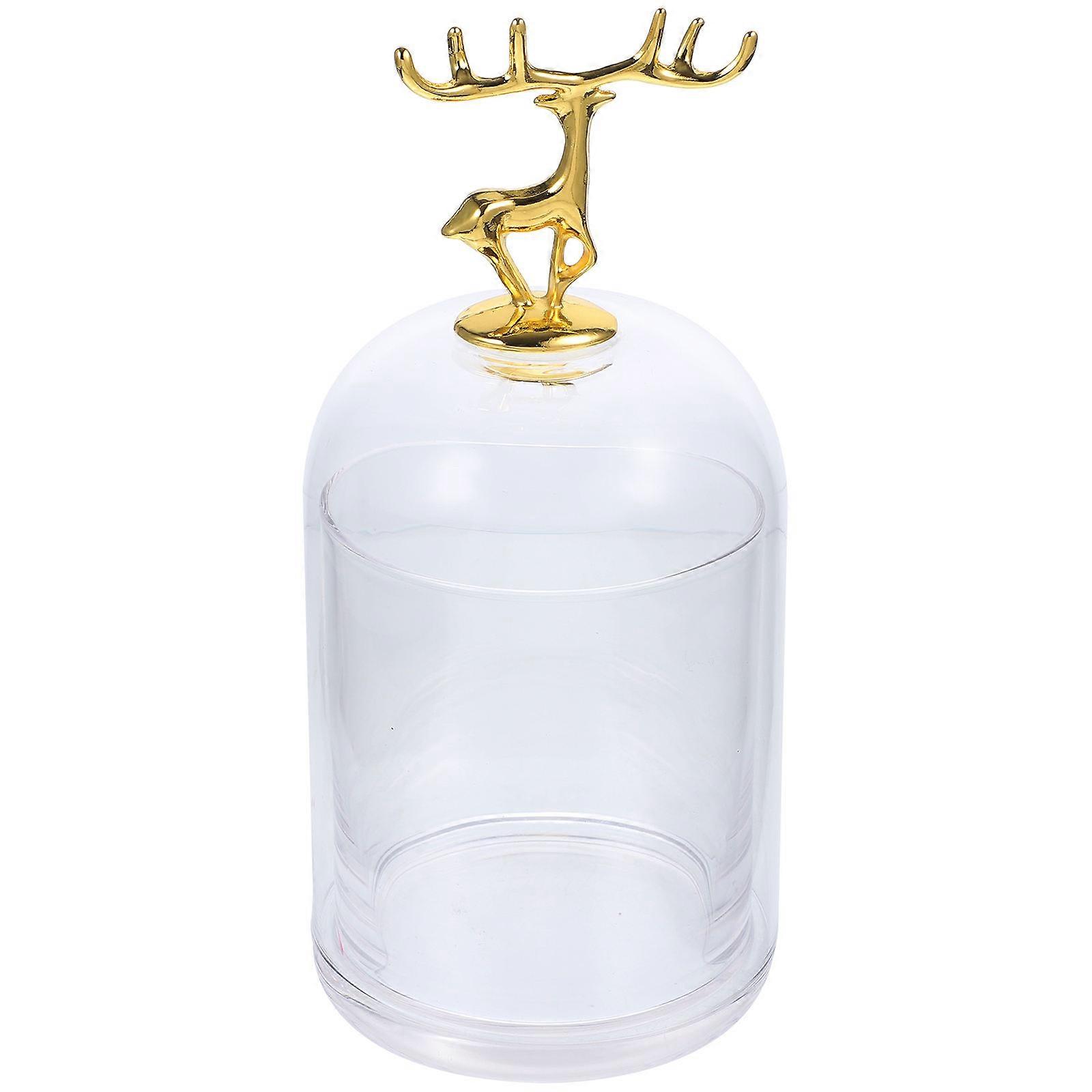 Preserved Flower Glass Cover Dome for Storage 1Set