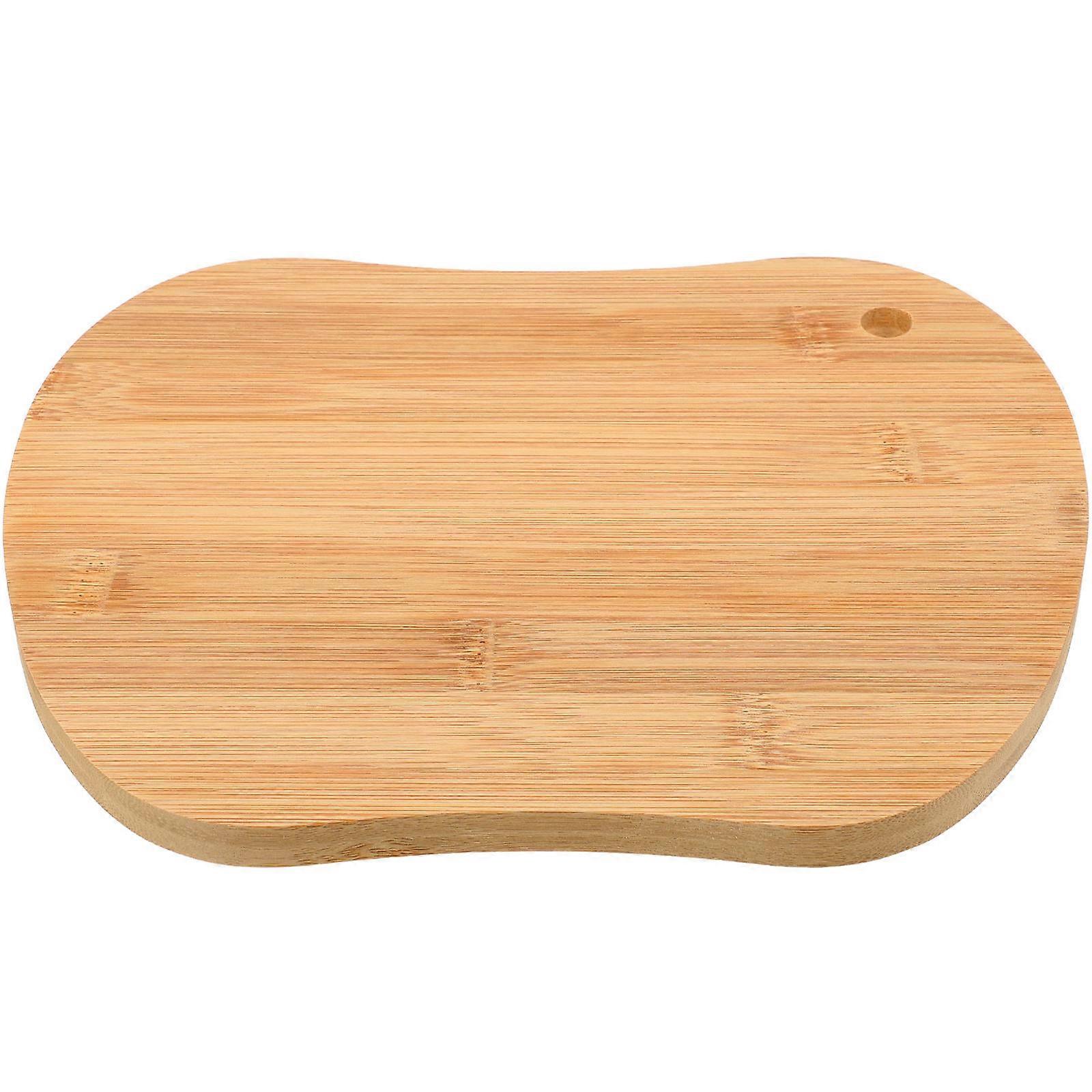Portable Bamboo Cutting Board for Storage with Kitchen Bread Serving Tray