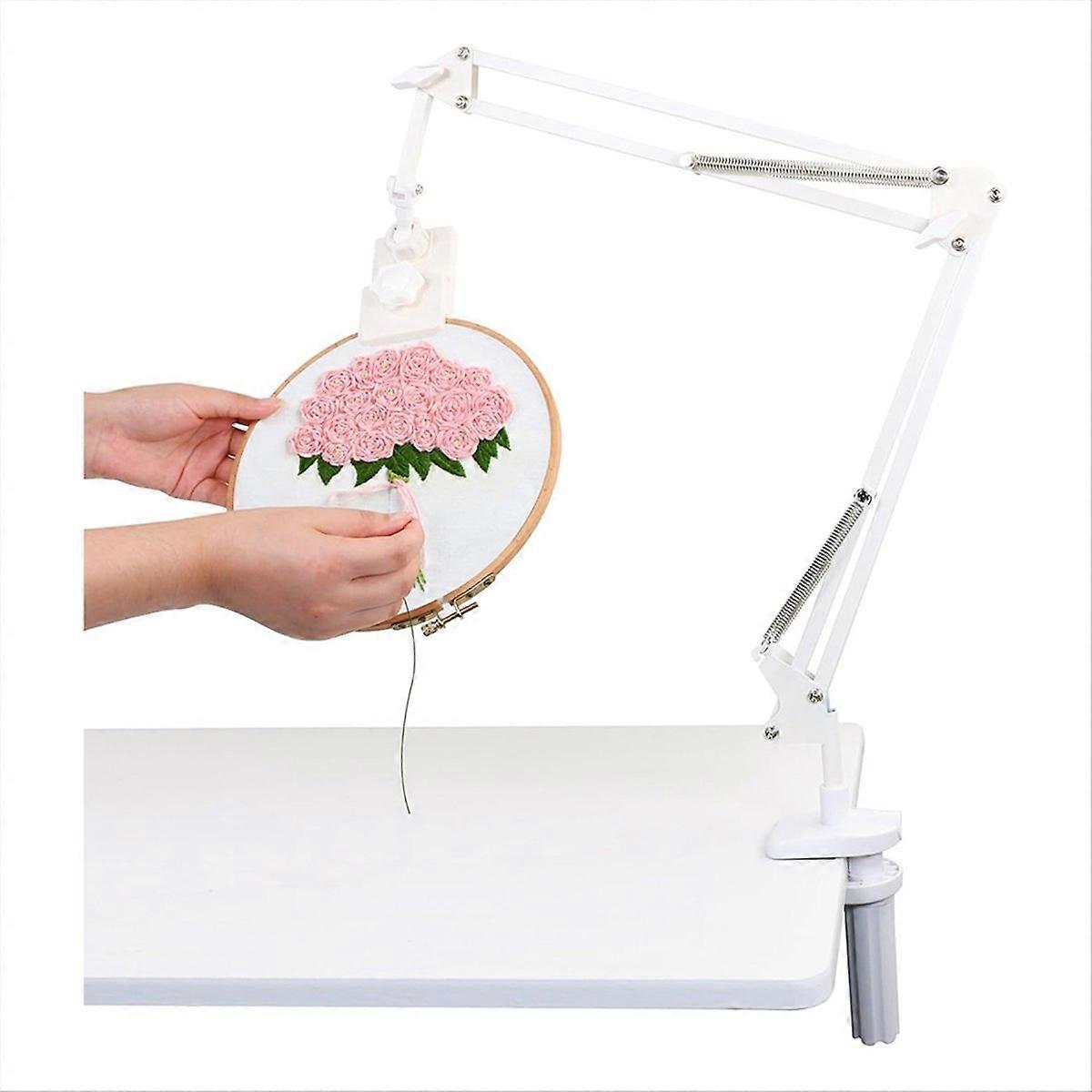 Adjustable Embroidery Stand - 360 Degree for Needle Point Projects, A