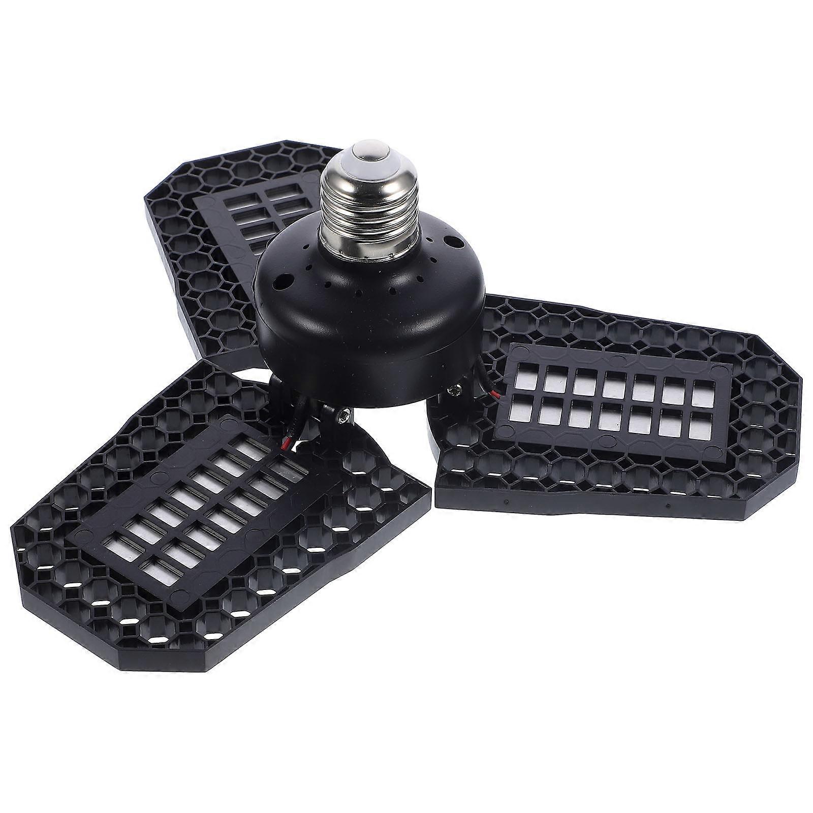 LED Lamp Foldable Light for Lighting 60W Black Garage Lamp Practical Tool