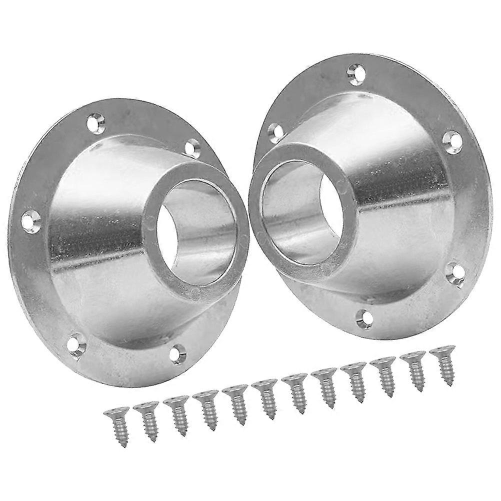 Aluminum Rv Table Base Mount Silver Table Base for 10Sets Durable Use