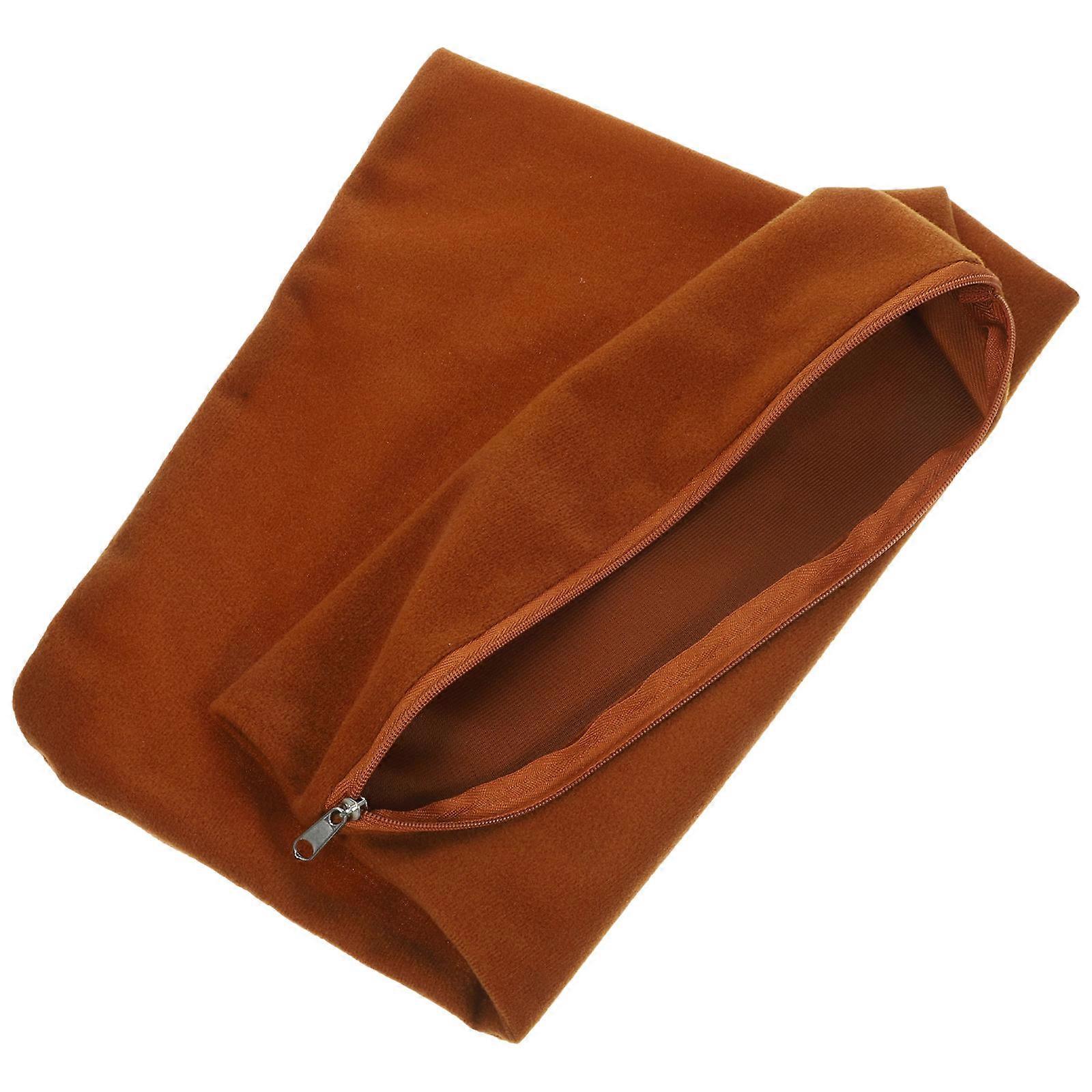 Cat Heating Pad Cover Protector for Pet 2Pcs Electric Cushion Brown
