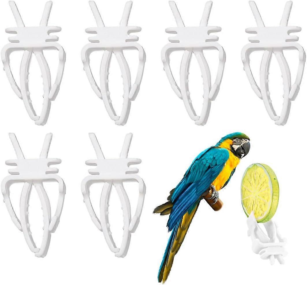 6-piece plastic birdcage bird feeder set