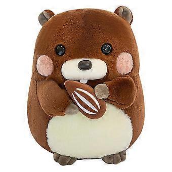 Groundhog Plush Toy for Kids Soft Stuffed Animal Pillow with Decorative Cushion Design Gift