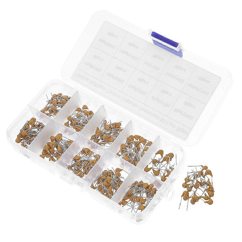 600pcs Capacitor Assortment Kit Monolithic Ceramic Capacitors for Electronics DIY Projects High Performance Ceramic Capacitor