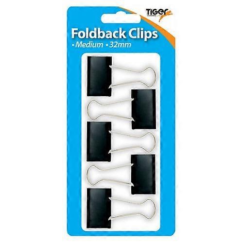 Tigre papelería Fold Back Clips