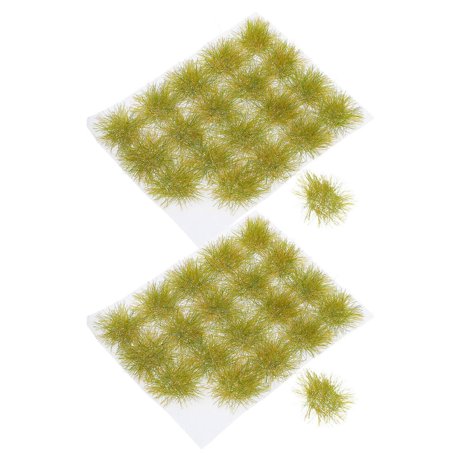 Micro Landscape Model Material Mini Static Grass Tufts for Decoration 40Pcs