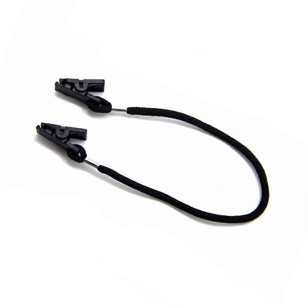 3Pcs Black Nylon Strap for Fixing Use Outdoor Multipurpose Clips