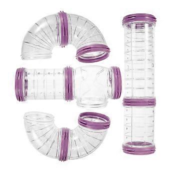 Hamsterröhren-Bausatz zum Selberbauen eines Hamstertunnels für Haustiere mit Kunststoffkäfigzubehör (1 Set)