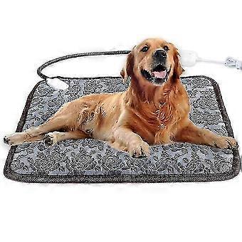 Waterproof Pet Electric Heating Mat with Adjustable Temperature, Fast Heating, Scratch and Bite Resistant for Dogs Cats and Small Animals
