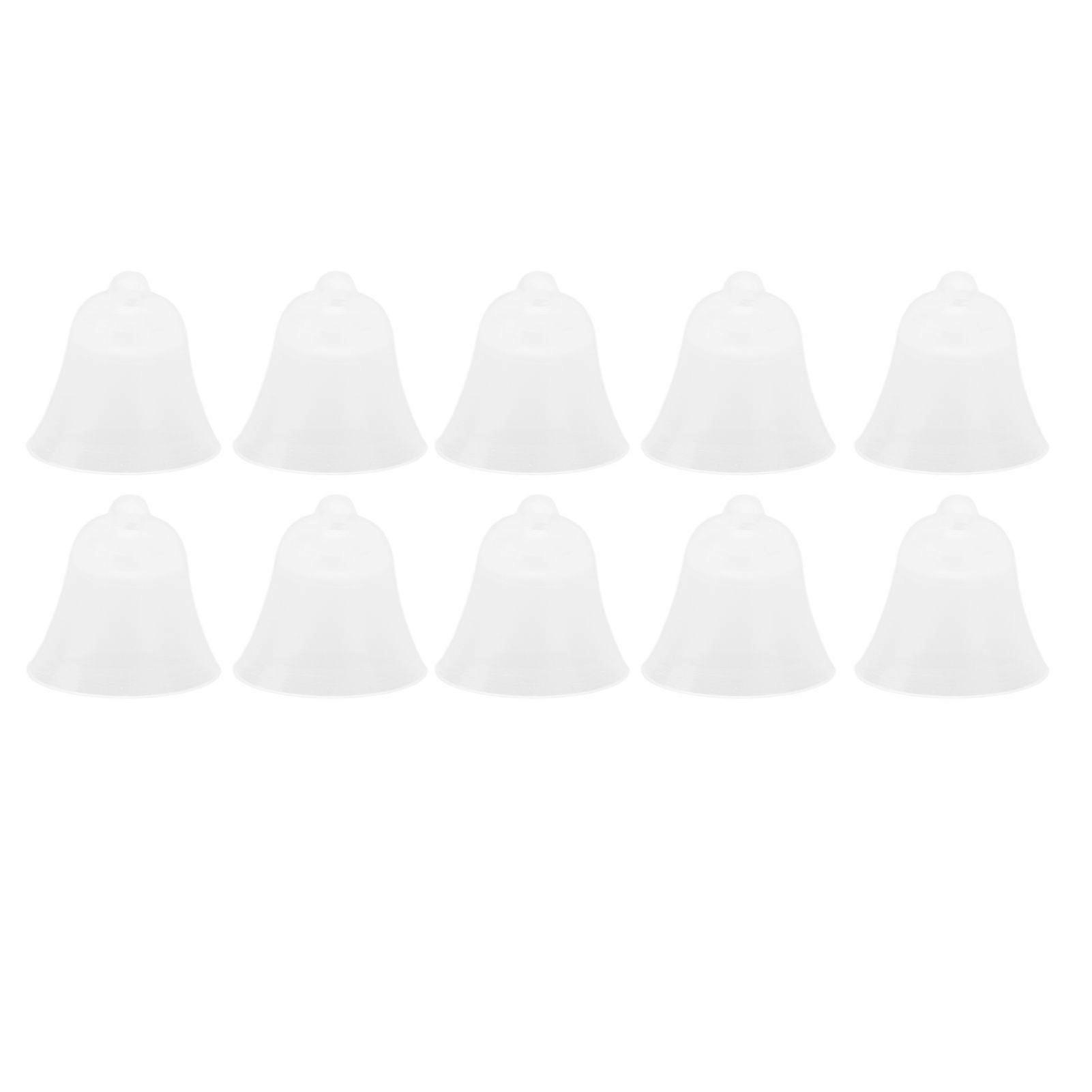 10PCS Hearing Amplifier Domes Replacement Silicone Soft Earplug Eardrum Heads Earbud Tips White M