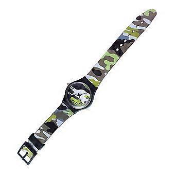 1 Stück langlebige Kinderuhr Praktische Kinderuhr Camouflage-Design-Uhr