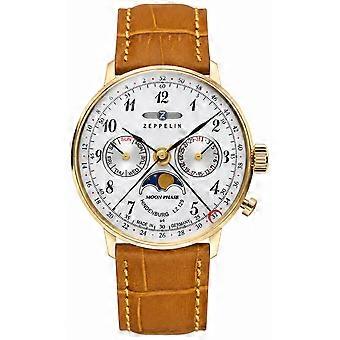 Zeppelin 7039-1 LZ 129 Hindenburg Mondphase horloge 36 mm