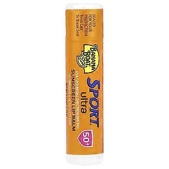 Banana Boat, Sport™ Ultra, Sunscreen Lip Balm, SPF 50+, 2 Pack, 0.15 oz (4.25 g) Each, 3-Pack